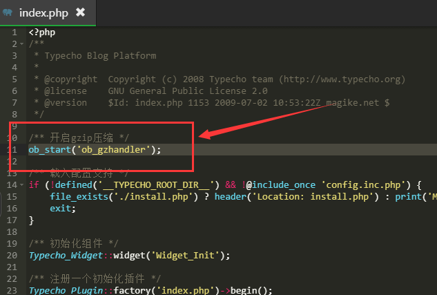 Typecho开启GZIP压缩 提高网页访问速度-陌路人博客- 第6张图片