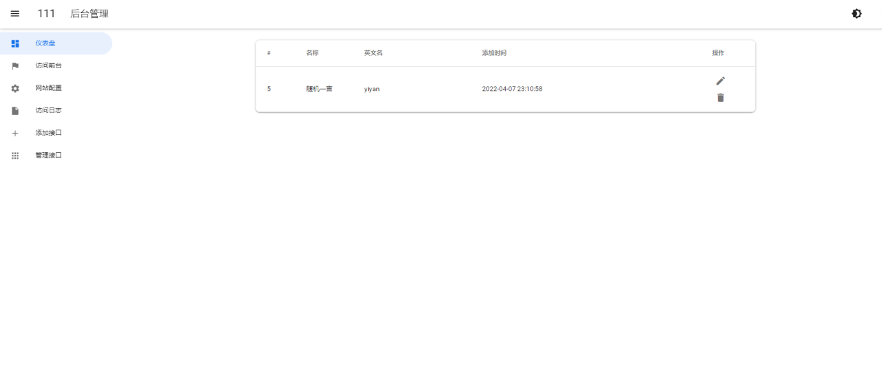 API管理系统:RustApi Ver:1.0-陌路人博客-第5张图片 API管理系统:RustApi Ver:1.0-陌路人博客-第5张图片