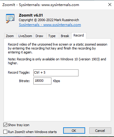 ZoomIt演示辅助软件v6.01绿色便携版 | 听风博客网